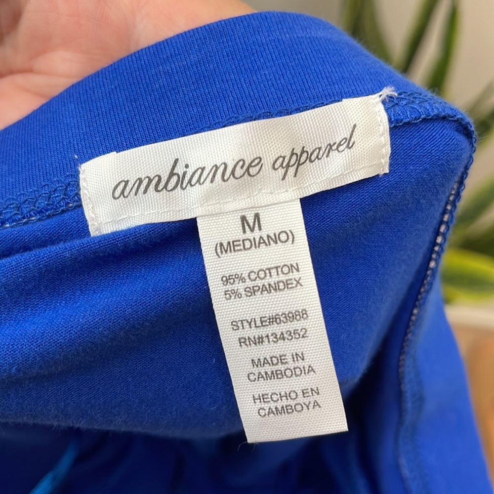 Essential Cobalt Blue Basic Summer Tube Top - Picture 11 of 11